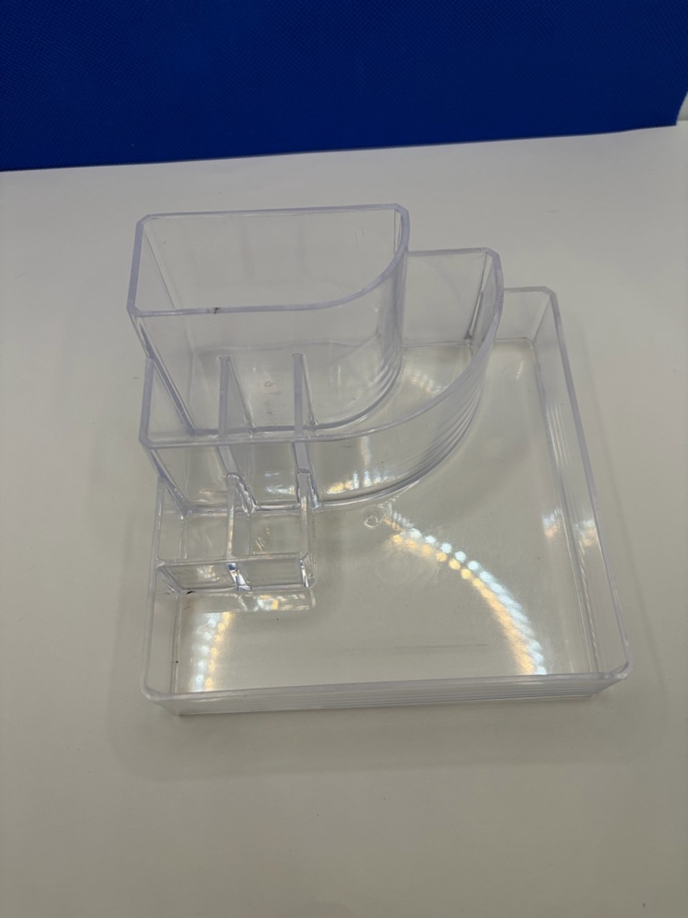 Clear Acrylic Desk Organizer - Transparent